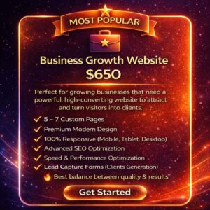 business website design